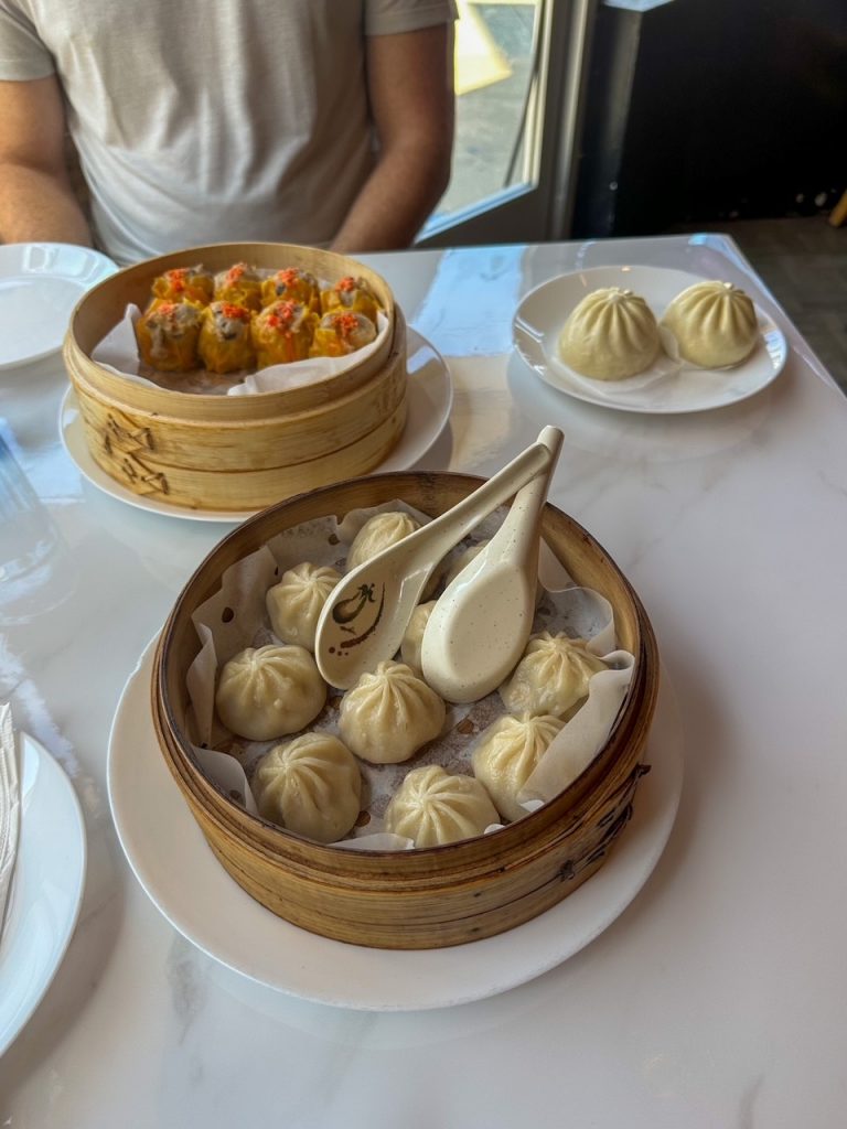 dumplings and bao buns from WenChang Dumpling Restaurant in San Francisco