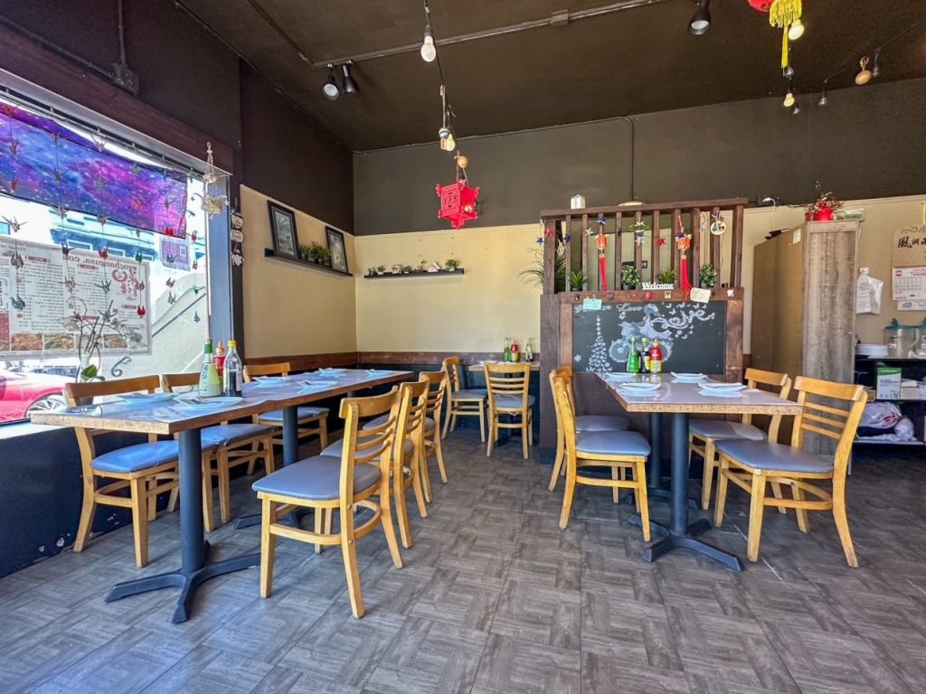 inside WenChang Dumpling Restaurant in the Richmond District, the first stop of our 3 days in San Francisco