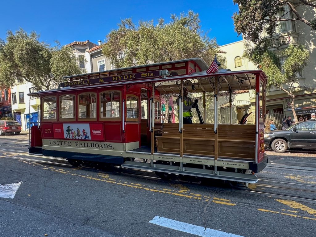 a ride on one of the historic cable cars is a must-do during your 3 days in San Francisco