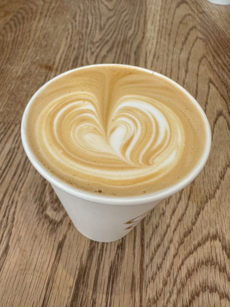 the Orange Cream Latte from Saint Frank Coffee in San Francisco