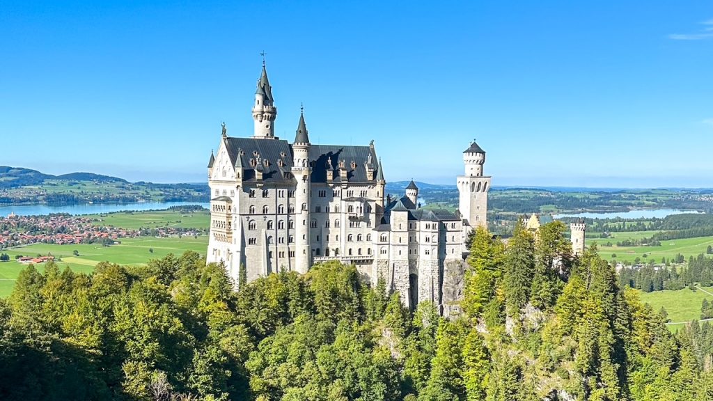 Neuschwanstein Castle in Southwest Bavaria, Germany