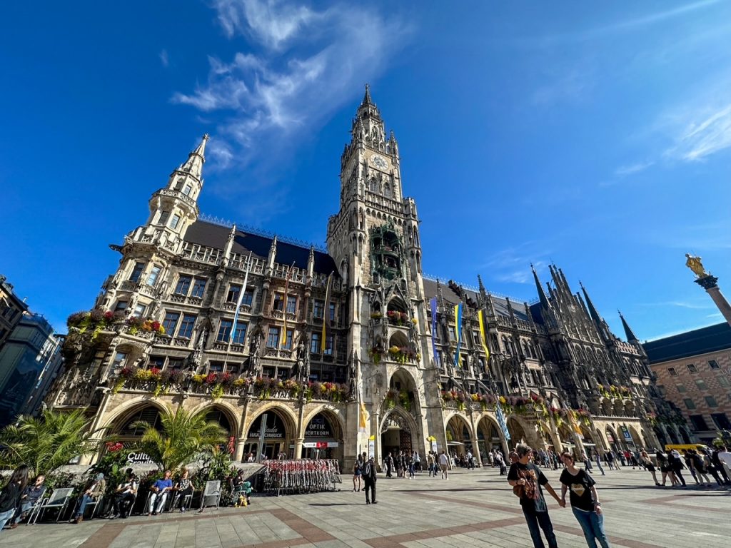 Neues Rathaus at Marienplatz in Munich