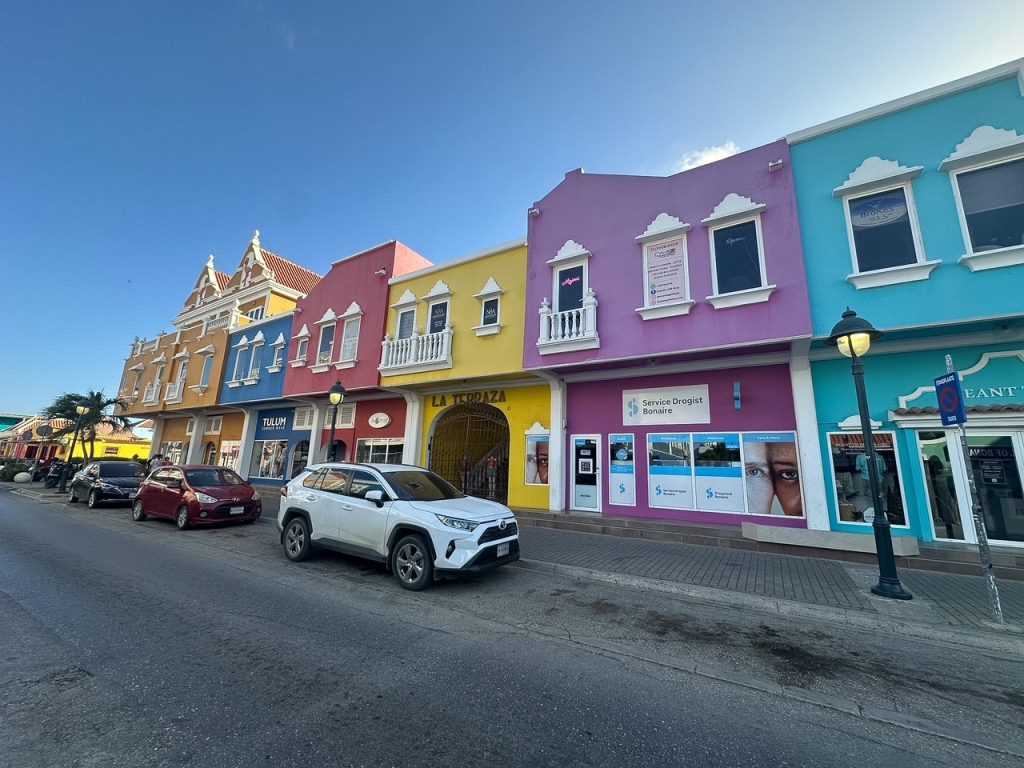 Colorful downtown Kralendijk