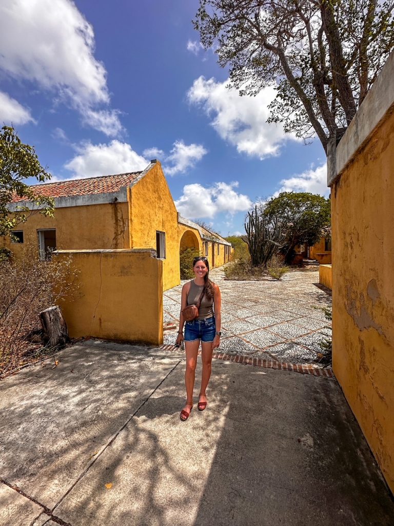 Sara at Karpata Plantation in Bonaire