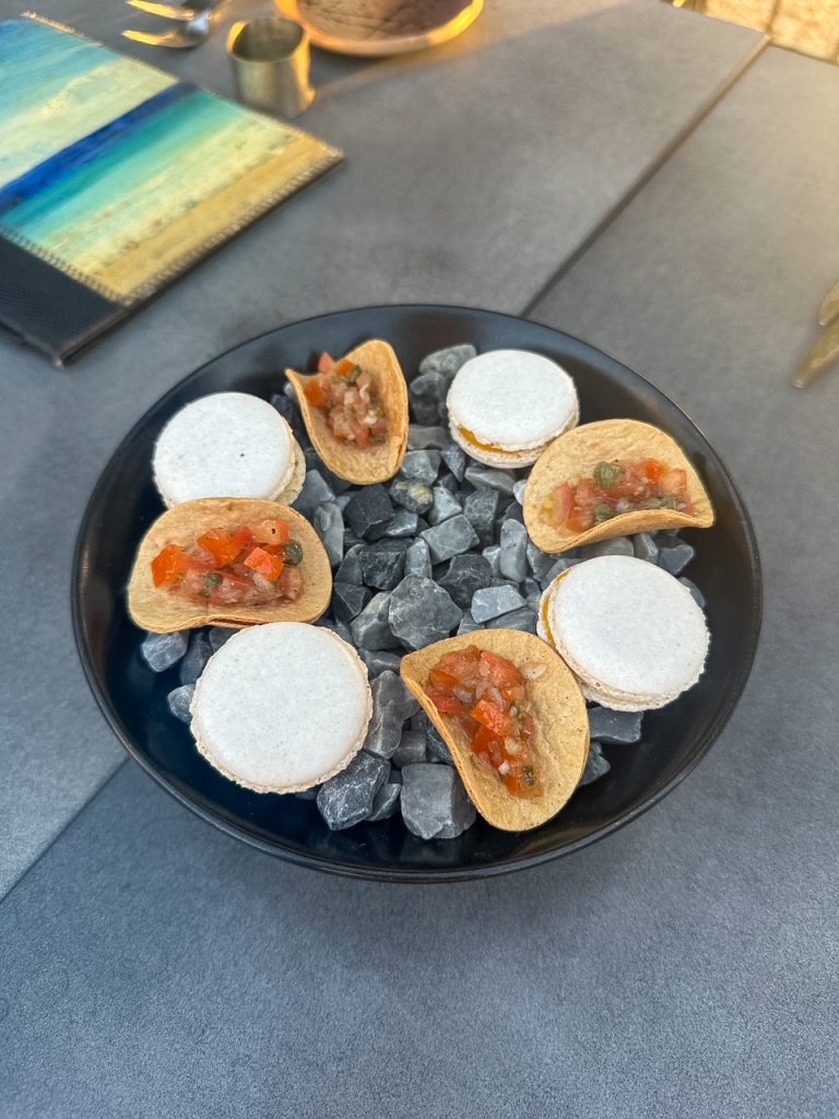 mini tacos from At Sea Bonaire