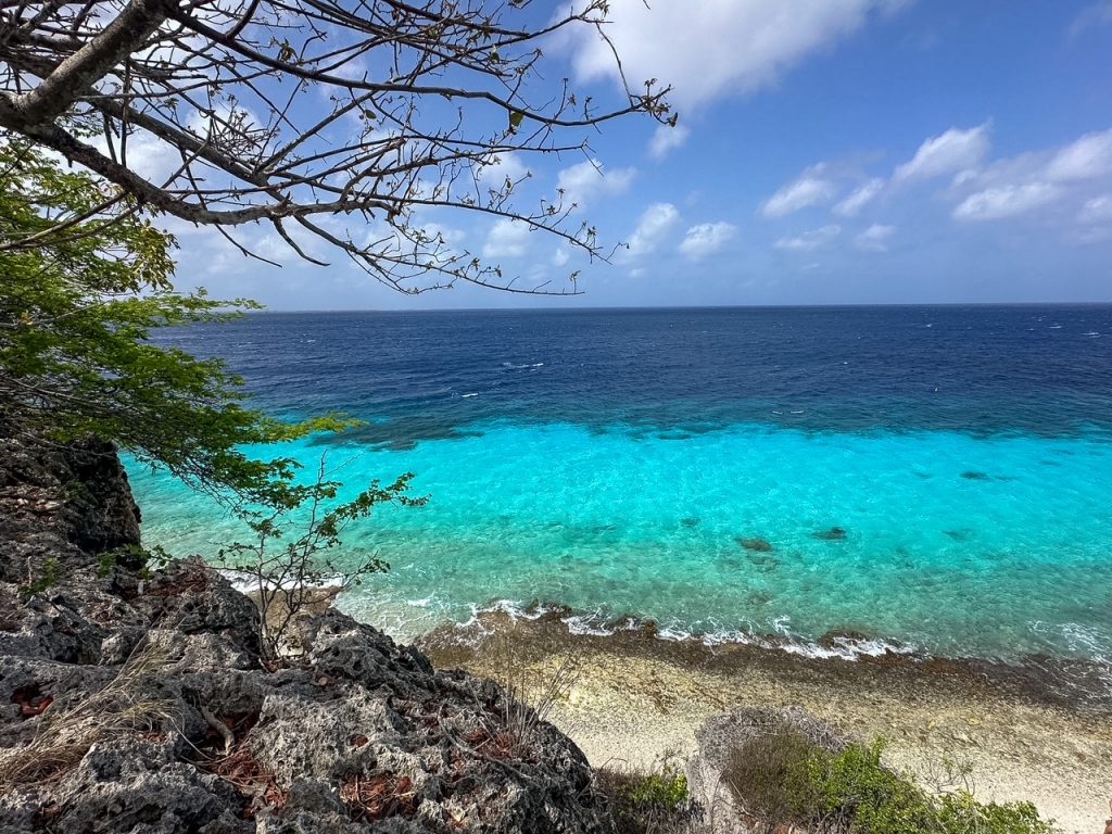 1000 Steps Bonaire as seen from the top of the stairway